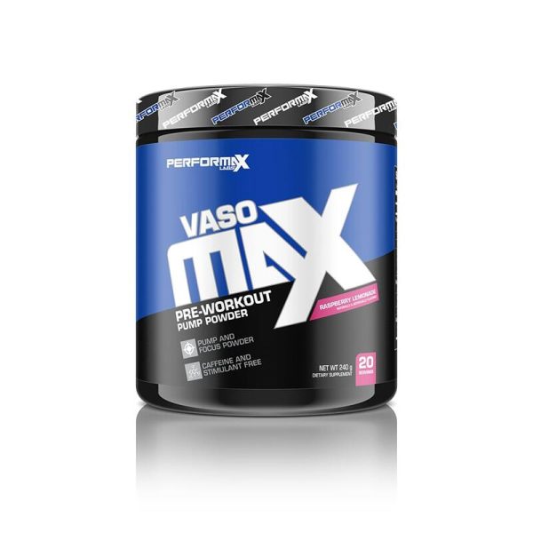 VasoMax Pre-Workout  20 servings Raspberry Lemonade  Performax Labs