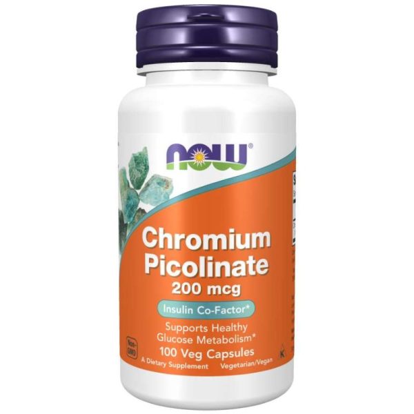 Chromium Picolinate 200mcg (100 Vcaps)