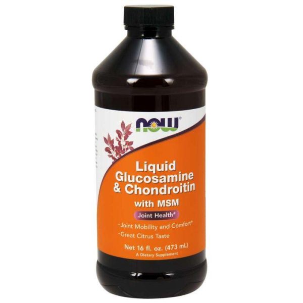 Glucosamine & Chondroitin with MSM Liquid, 473ml