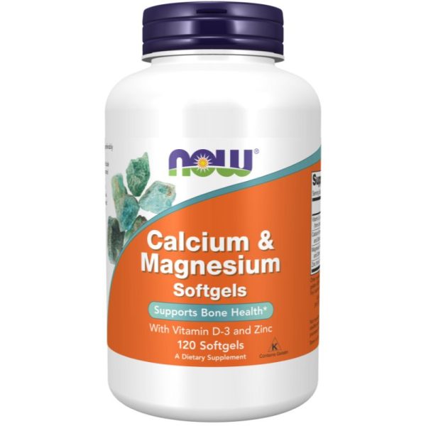 Calcium & Magnesium met Vit D en Zinc (120 softgels)