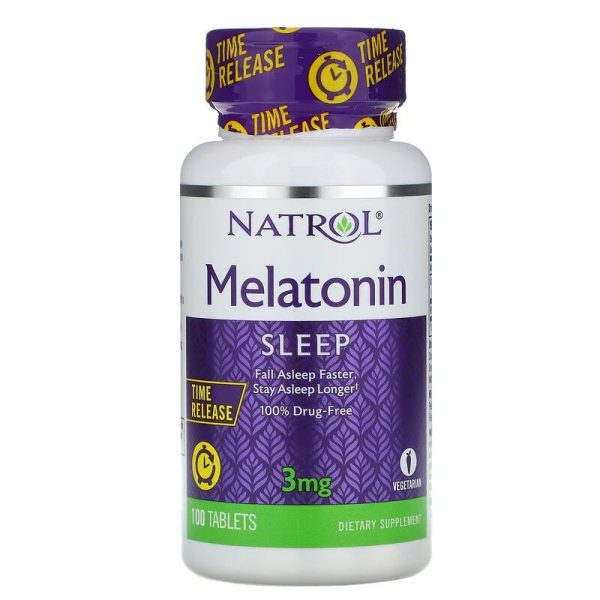 Melatonin Time Released, 3 mg (100 tabs)