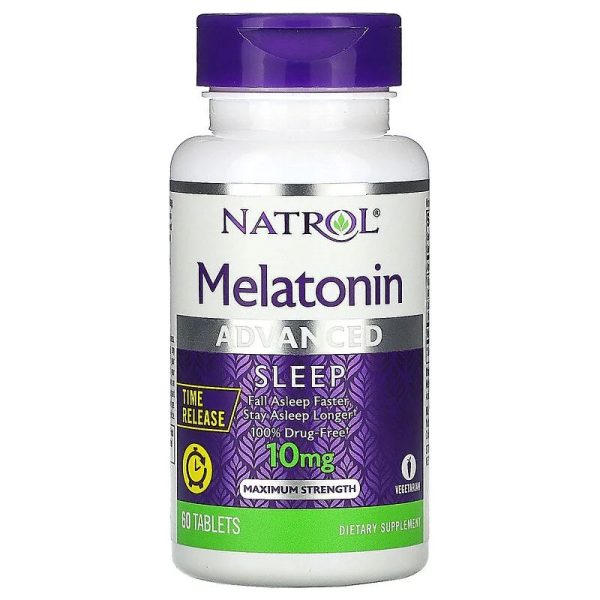 Melatonin Advanced Sleep Time Released, 10mg (60 tabs)