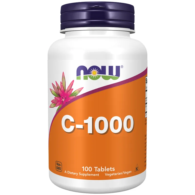 Vitamin C-1000 Sustained Release With Rose Hips (100 tabl)