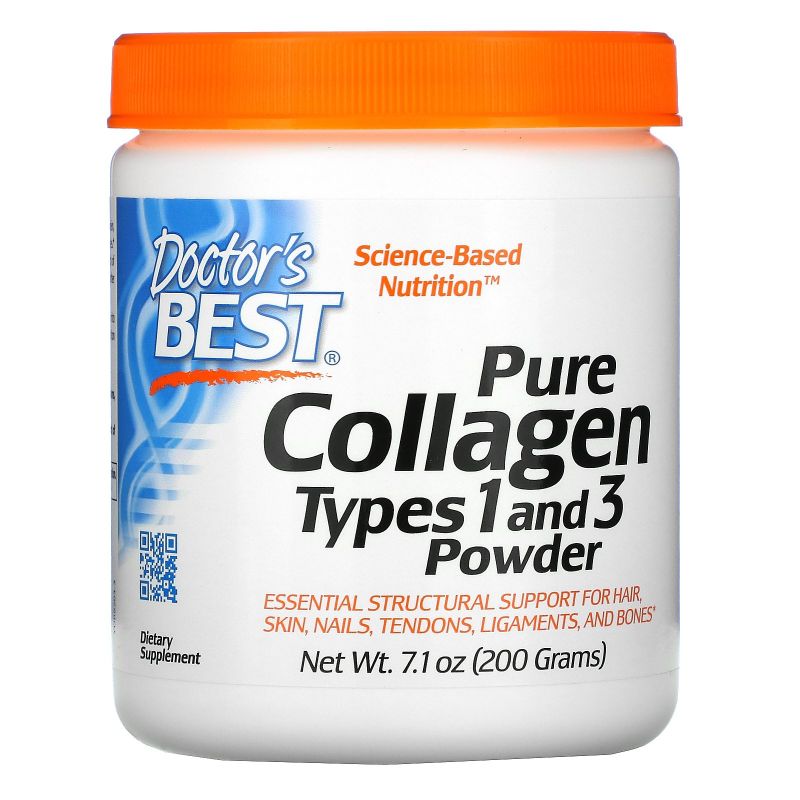 Pure Collagen Types 1 and 3, Powder - Docter's Best | Bardolino.nl