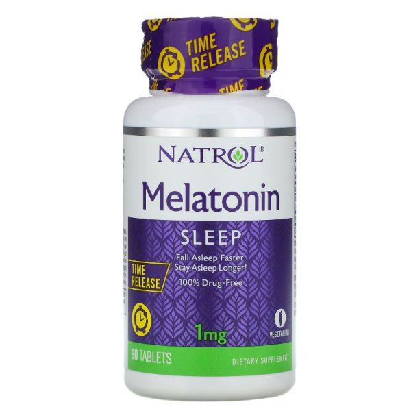 Melatonin Time Released, 1 mg (90 tabs)