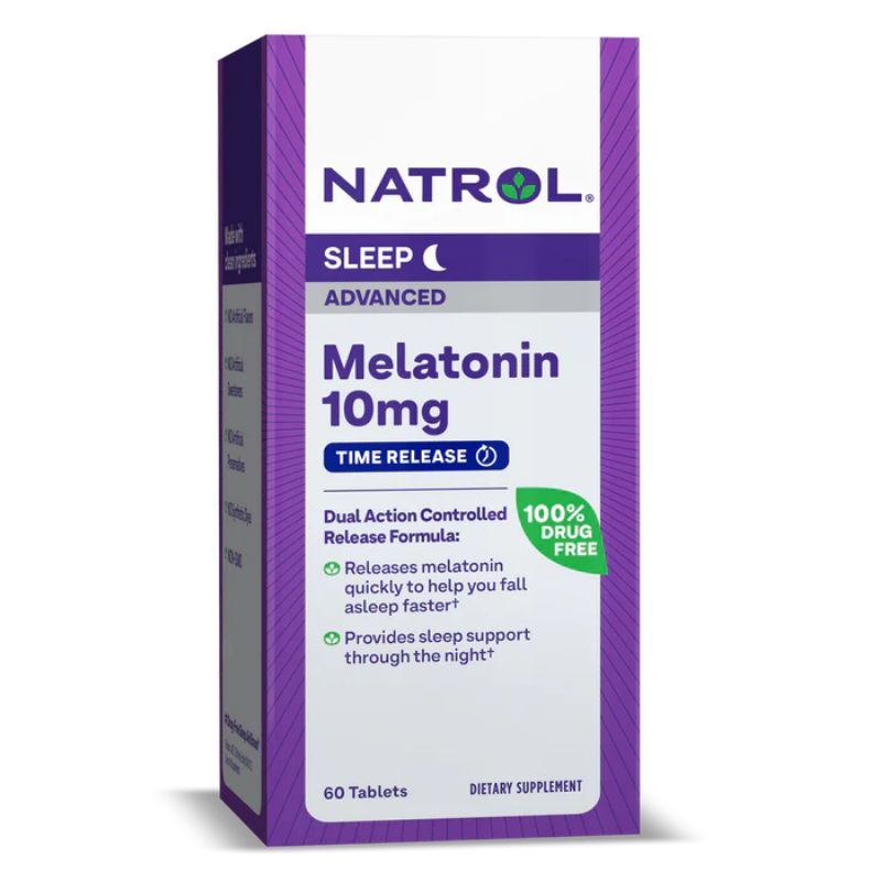 Melatonin Advanced Sleep Time Released - 10mg (60 tabs)