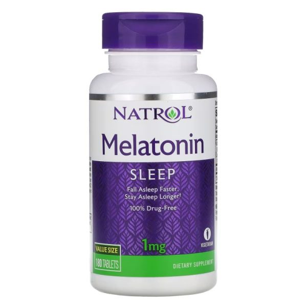 Melatonin, 1 mg (180 tabs)
