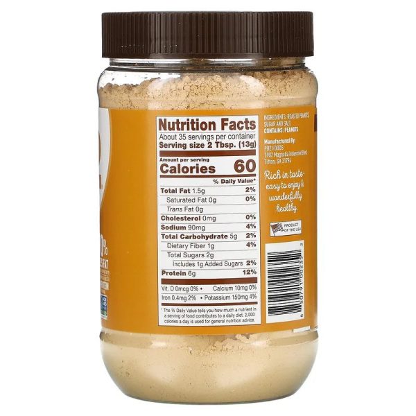 PB2 Powdered Peanut Butter (453 gram) Facts