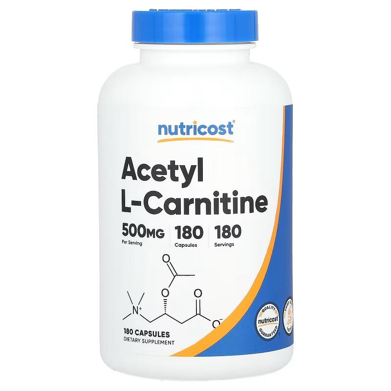 Acetyl L-Carnitine 500mg (180 caps)
