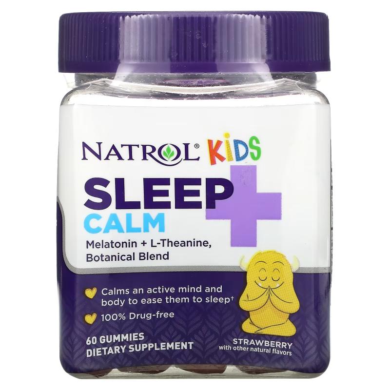 Natrol Kids Sleep + Calm Leeftijd 4+(60 Gummies)