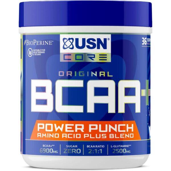 USN BCAA Power Punch+ (36 servings) Blue Raspberry