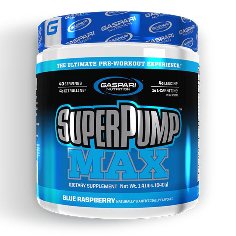 Gaspari SuperPump Max (40 Servings) Blue Raspberry