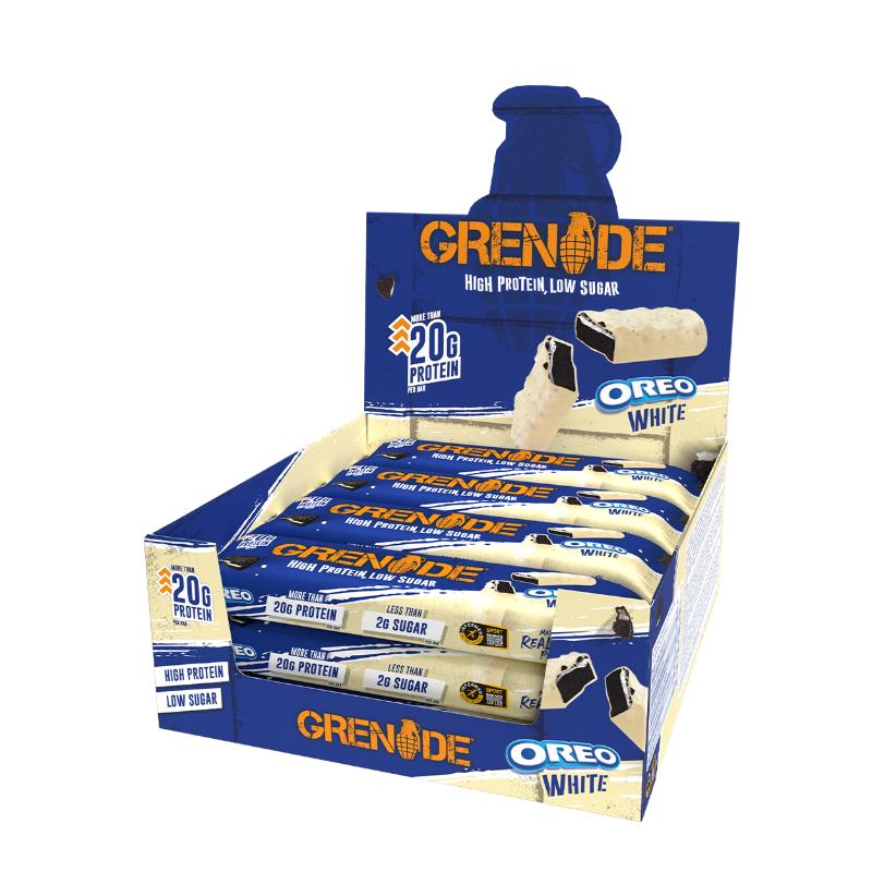 Grenade Protein Bar (12 x 60g) White Oreo