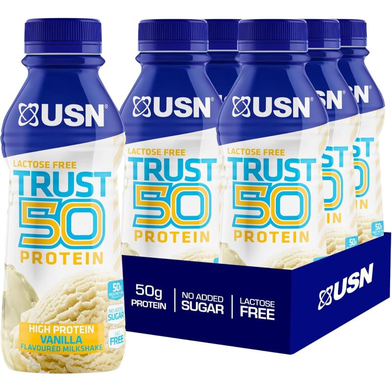 USN Trust 50 Protein (6 x 500ml) Vanilla